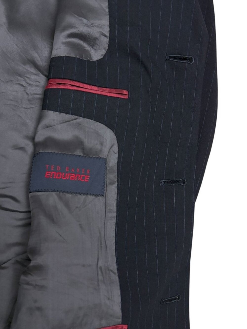 TED BAKER ENDURANCE Vintage SUIT Blazer Dress Pants Retro Business Formal Men 40 - Picture 6 of 8